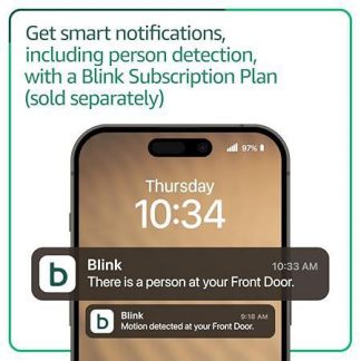Blink Video Doorbell (newest model) – Head-to-toe HD view, two-year battery life, and simple setup. 15
